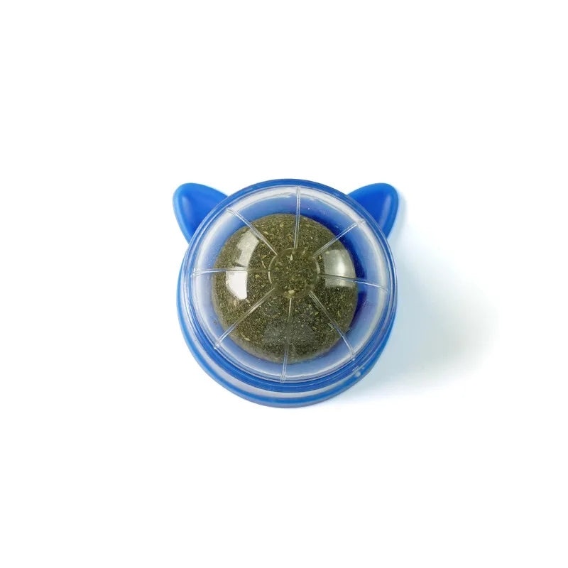 Catnip Wall Ball,Cat Toys Catnip Balls for Cats Wall Mounted Catnip Ball Toy Catnip Rollerball Wall Cat Lick Ball for Cat